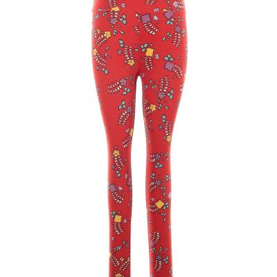 Lularoe Women Red Leggings One Size